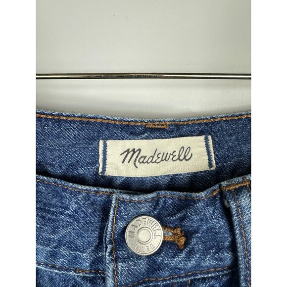 Madewell Blue Straight Leg Jeans - Picture 13 of 14